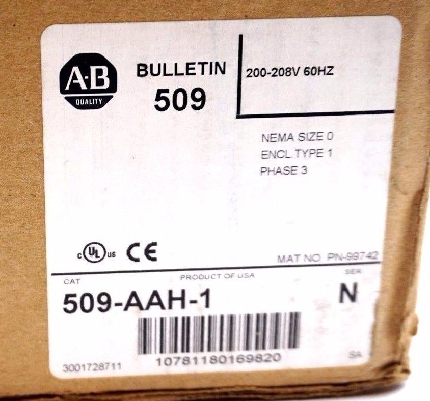 NEW ALLEN BRADLEY 509-AAH-1 STARTER SER.N 509AAH1 - Image 5