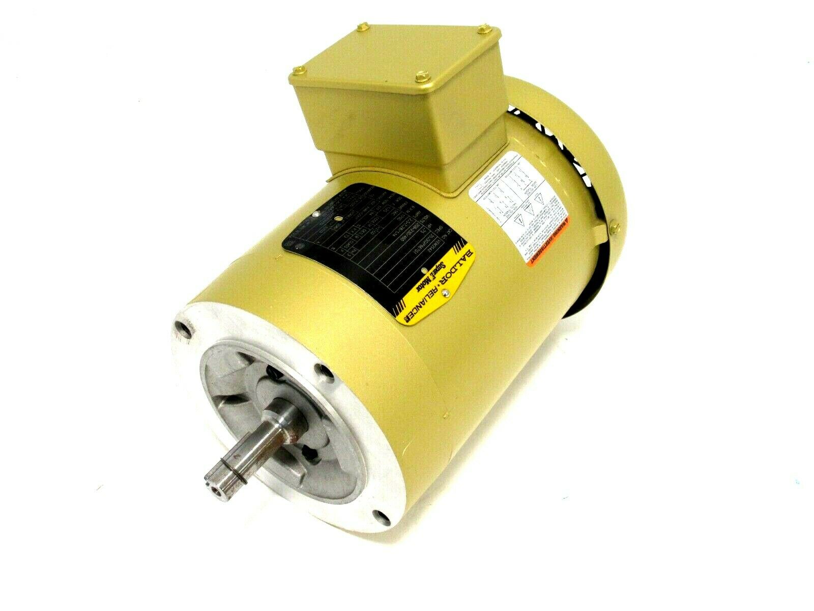 NEW BALDOR VEM3542 MOTOR .75HP 208-230/460V 1750RPM 5/8" DIA. 35J302P667G1