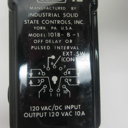 NEW ISSC 1018-B-1 TIME RELAY 1018B1