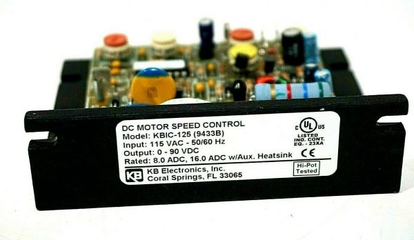 NEW KB ELECTRONICS KBIC-125 DC MOTOR SPEED CONTROL KBIC125 - Image 3