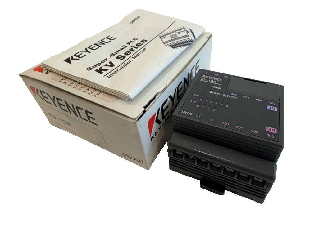 NEW KEYENCE KV-10R PROGRAMMABLE LOGIC CONTROLLER KV SERIES KV10R