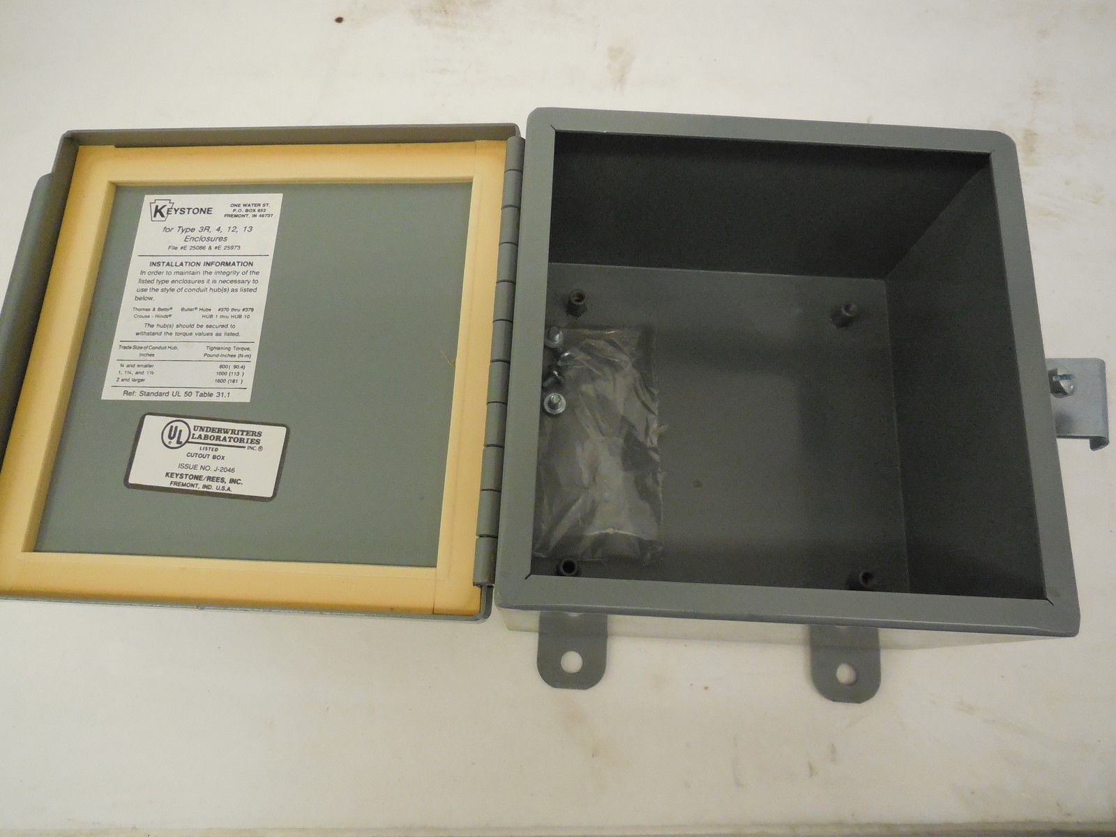 NEW KEYSTONE REES J-2046 JUNCTION BOX J2046