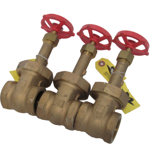 NEW LOT OF 3 MILIWAUKEE VALVE 1151 GATE VALVE 1-1/4"