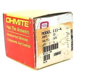 New Old Stock < Ohmite Model 111-4 Rotary Switch 