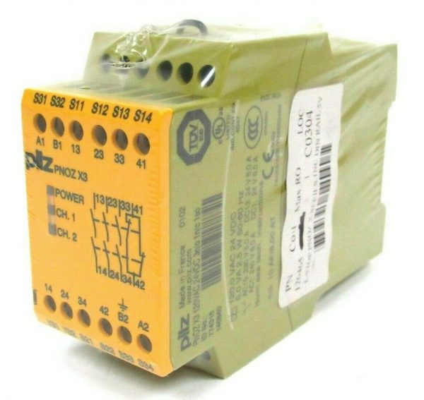 NEW PILZ PNOZ-X3-120VAC/24VDC-3N/O1N/C1SO 774316 SAFETY RELAY