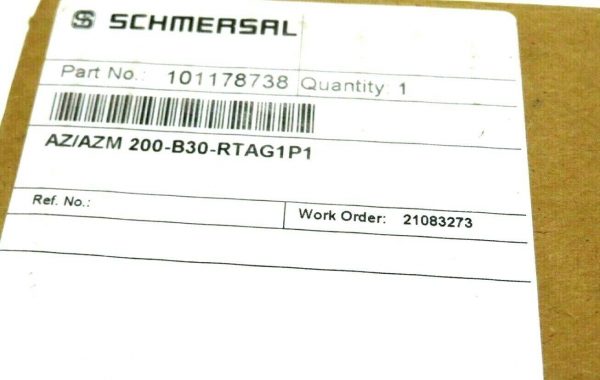 NEW SCHMERSAL AZ/AZM 200-B30-RTAG1P1 SOLENOID INTERLOCK AZAZM200B30RTAG1P1 - Image 5