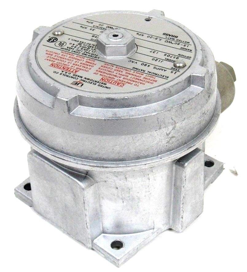 NEW UNITED ELECTRIC J120 PRESSURE SWITCH 95708137 SB Industrial