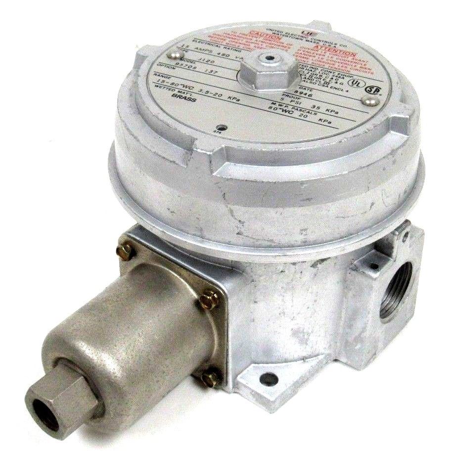 NEW UNITED ELECTRIC J120 PRESSURE SWITCH 95708137 SB Industrial