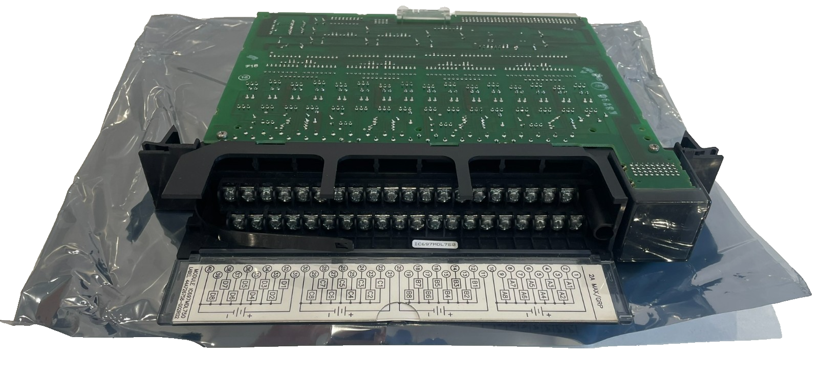 USED GE FANUC IC697MDL750D LOGIC OUTPUT MDL 32PT 24/48VDC .5A - Image 4