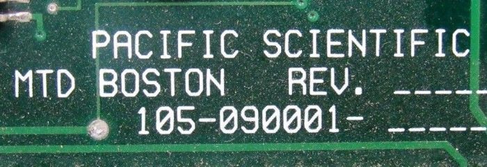 USED PACIFIC SCIENTIFIC 105-090001 CONTROL BOARD 105090001 105-090001-01 - Image 4