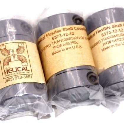 3 NEW HELICAL IV65255C FLEXIBLE SHAFT COUPLINGS 6373-12-12
