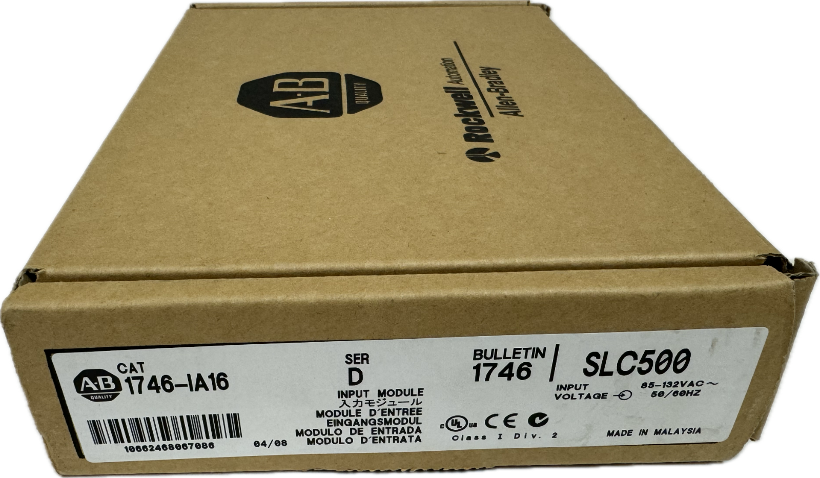 ALLEN BRADLEY 1746-IA16 INPUT MODULE SER. D 1746IA16 NEW SEALED SURPLUS - Image 4