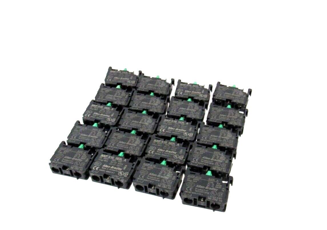 LOT OF 20 NEW ALLEN BRADLEY 800F-X10 CONTACT BLOCKS SER.A 800FX10