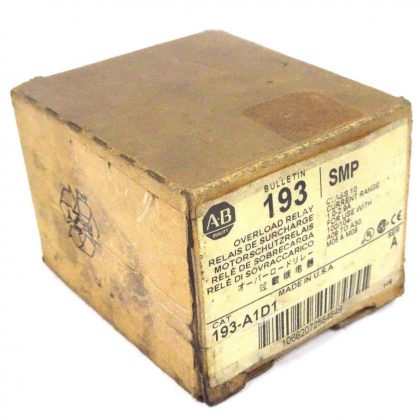 NEW ALLEN BRADLEY 193-A1D1 OVERLOAD RELAY
