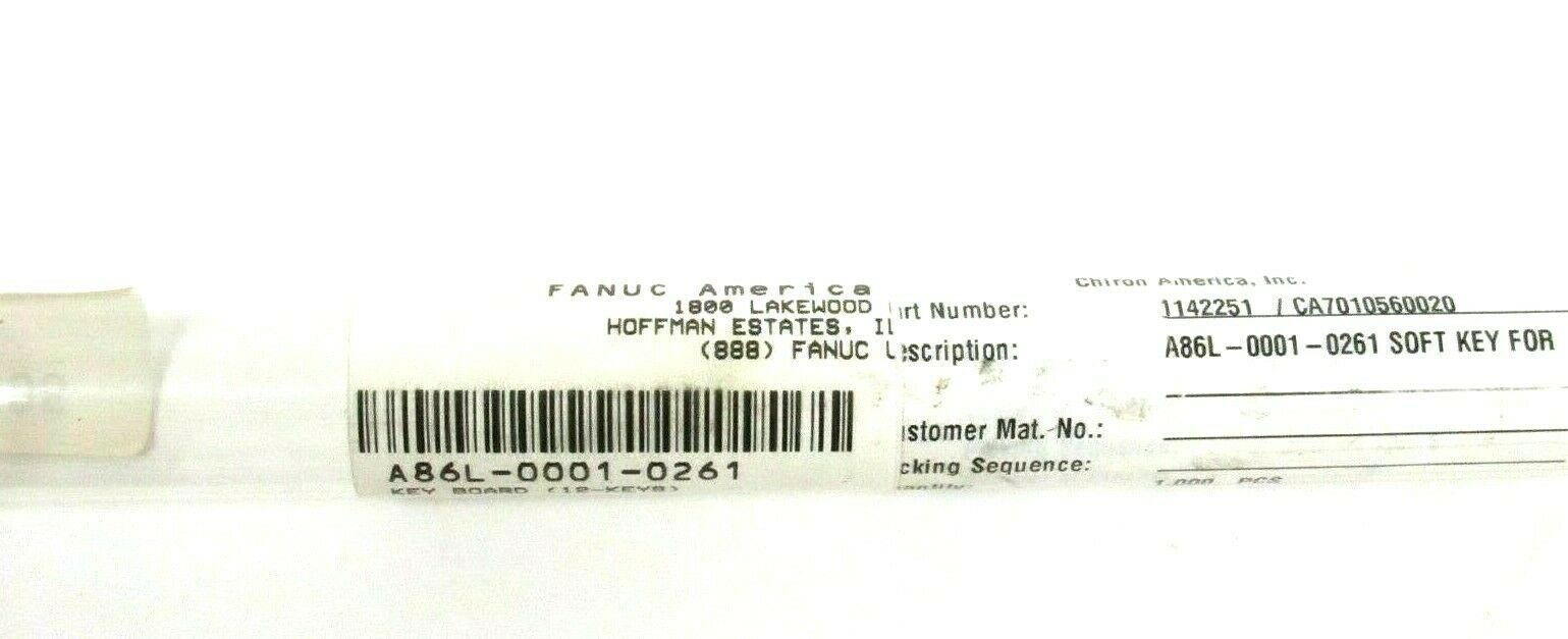 NEW FANUC A86L-0001-0261 12 KEY SOFT KEY KEYBOARD A86L00010261 - Image 3