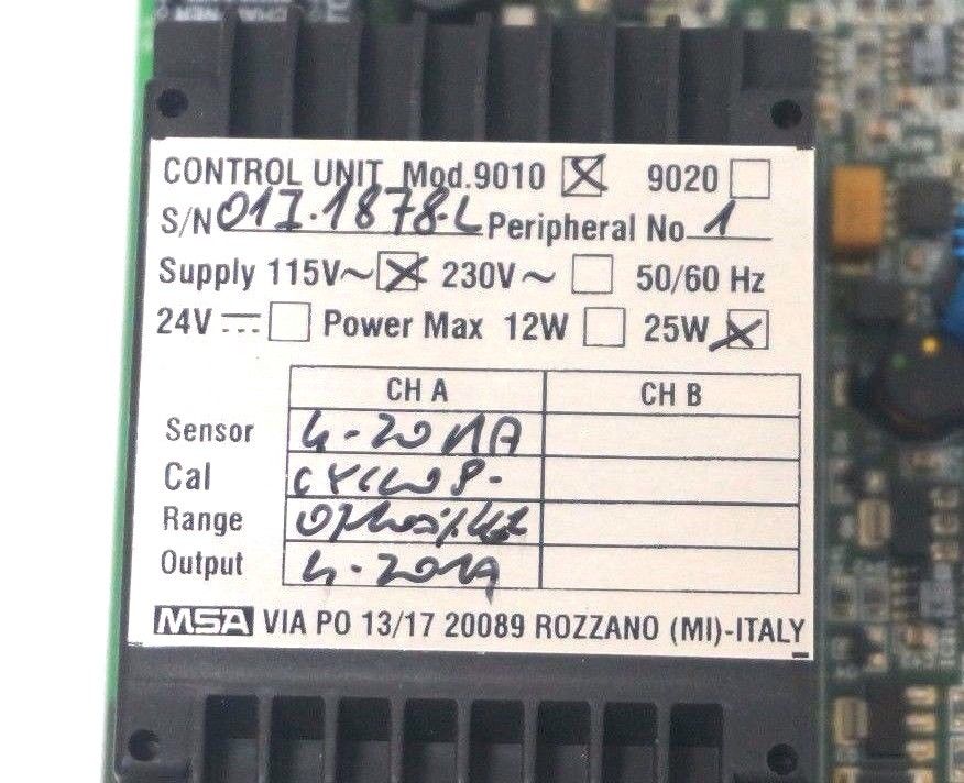 NEW MSA 9010 GAS WARNING CONTROLLER - Image 4