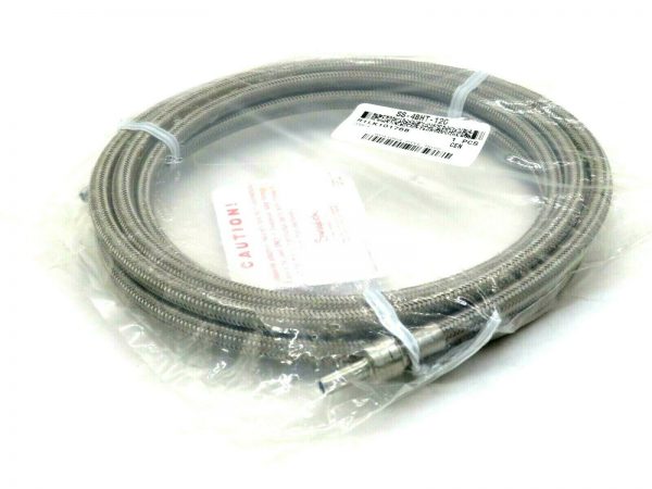 NEW SWAGELOK SS-4BHT-120 BRAIDED PTFE HOSE R1LK10176B SS4BHT120