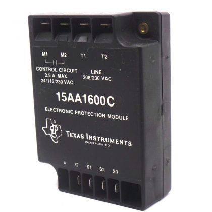 NEW TEXAS INSTRUMENTS 15AA1600C ELECTRONIC PROTECTION MODULE 071-0424-00 208/230