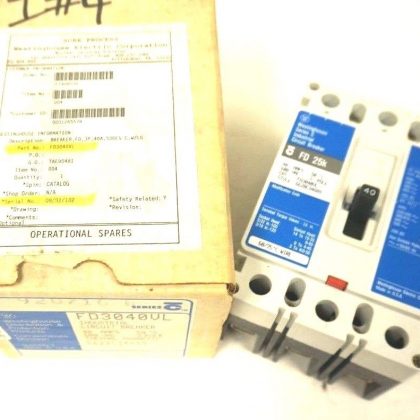 NEW WESTINGHOUSE FD3040VL SER. C CIRCUIT BREAKER