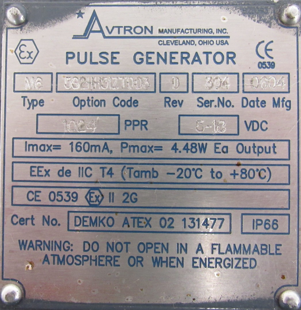 REFURBISHED AVTRON M6 PULSE GENERATOR 5S2HH512T003 - Image 4