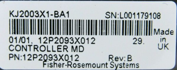 USED FISHER ROSEMOUNT DELTA V 12P2093X012 CONTROLLER MODULE KJ2003X1-BA1 - Image 5