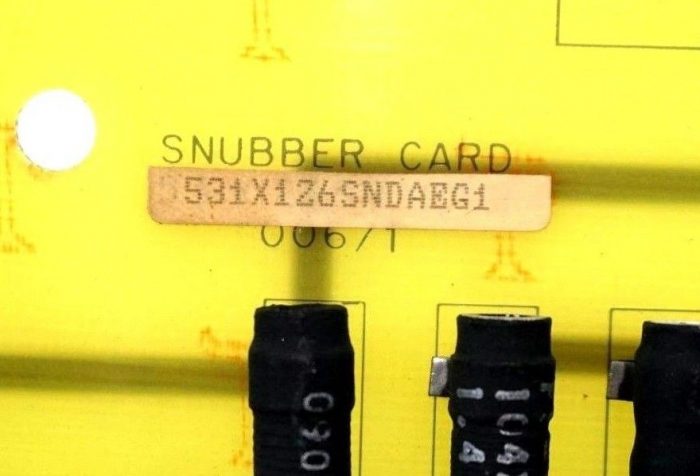 USED GENERAL ELECTRIC 531X126SNDAEG1 SNUBBER CARD - Image 3