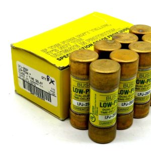 8 NEW BUSSMANN LPJ-25SP LOW PEAK FUSES CLASS J LPJ25SP