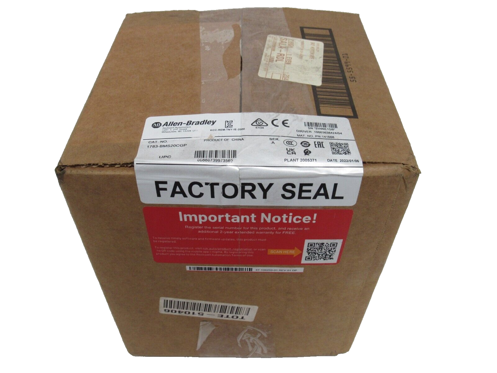 ALLEN BRADLEY 1783-BMS20CGP ETHERNET SWITCH SER.A 1783BMS20CGP NEW SURPLUS - Image 3
