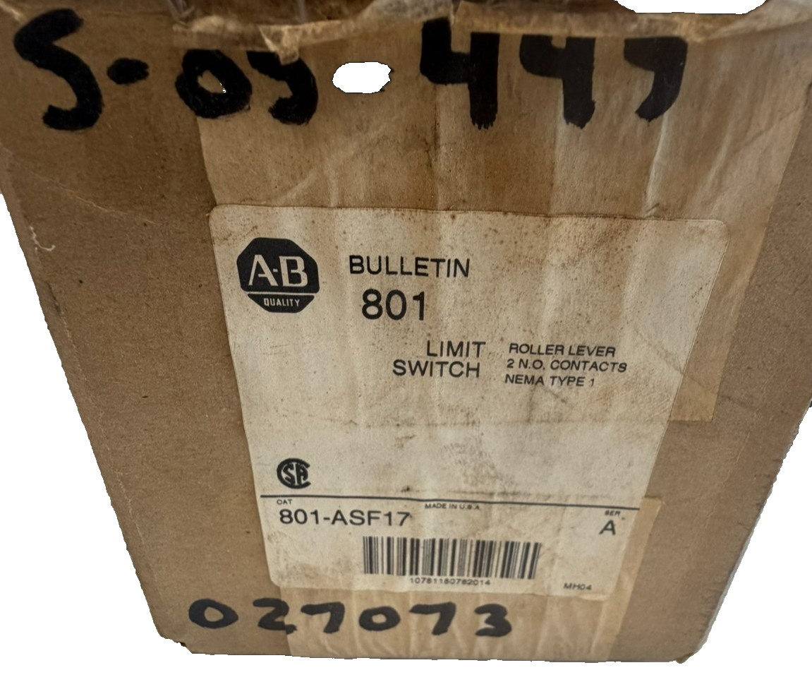 ALLEN BRADLEY 801-ASF17 LIMIT SWITCH SER .A 801ASF17 NEW, SURPLUS - Image 5