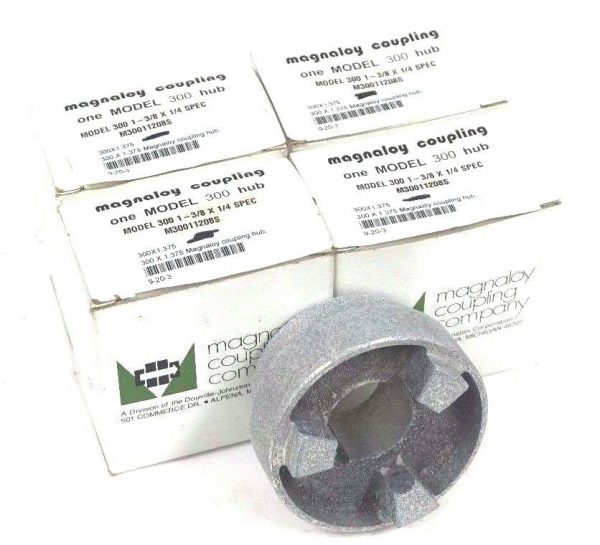 LOT OF 4 NEW MAGNALOY 300 1-3/8 X 1/4 COUPLING HUBS