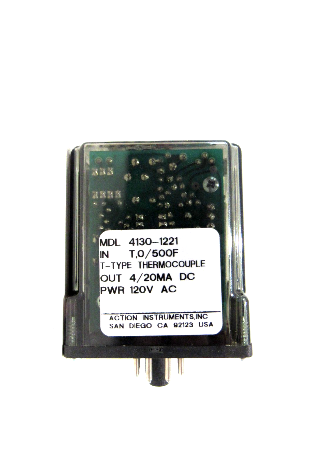 NEW ACTION INSTRUMENTS 4130-1221 SIGNAL CONDITIONER 41301221 - SB ...