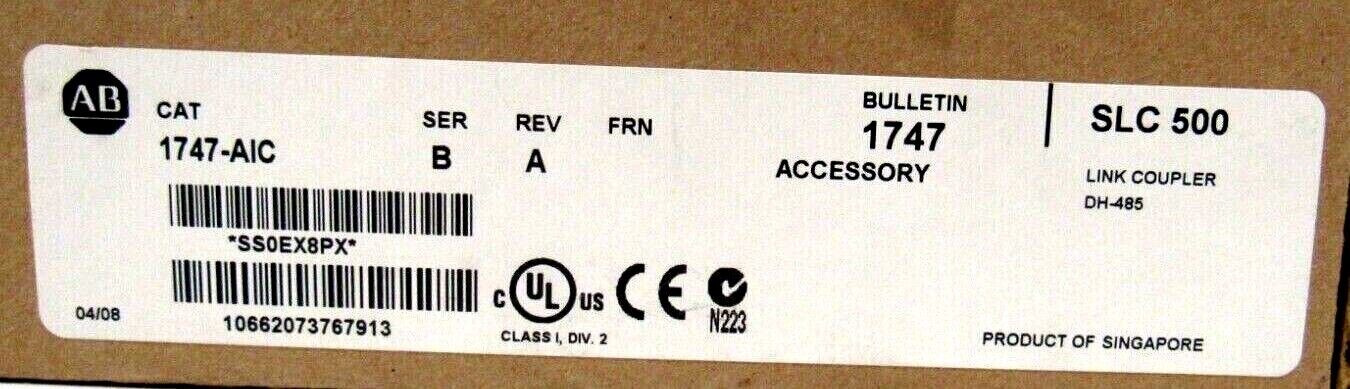 NEW ALLEN BRADLEY 1747-AIC DH-485 LINK COUPLER SER.B 1747AIC - Image 5