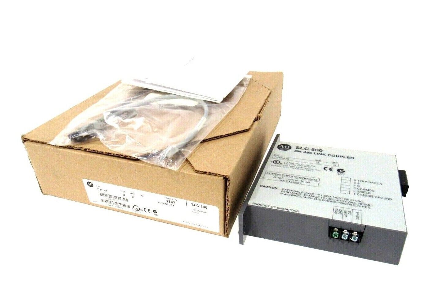 NEW ALLEN BRADLEY 1747-AIC DH-485 LINK COUPLER SER.B 1747AIC