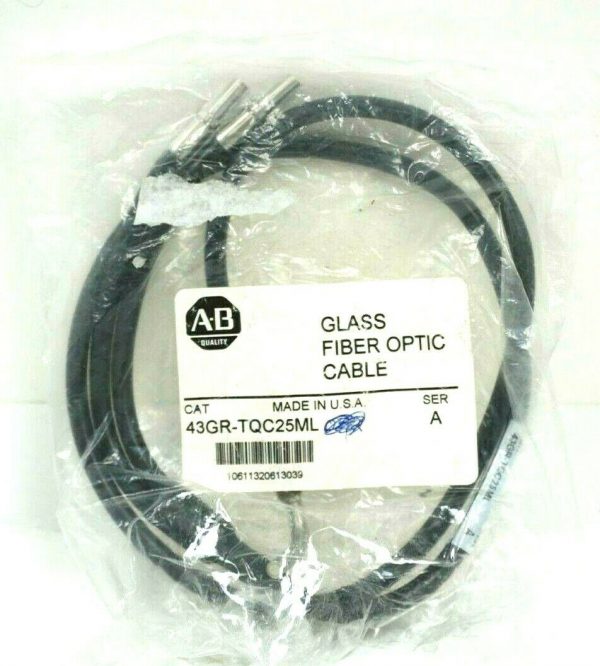 NEW ALLEN BRADLEY 43GR-TQC25ML GLASS FIBER OPTIC CABLE SER A 43GRTQC25ML - Image 3