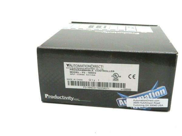 NEW AUTOMATION DIRECT P3-16ND3 PROGRAMMABLE CONTROLLER P316ND3 - Image 3