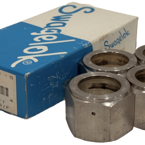 NEW BOX OF 4 SWAGELOK SS-16-VCR-1 316 VCR FACE SEAL FITTING 1" FEMALE NUT