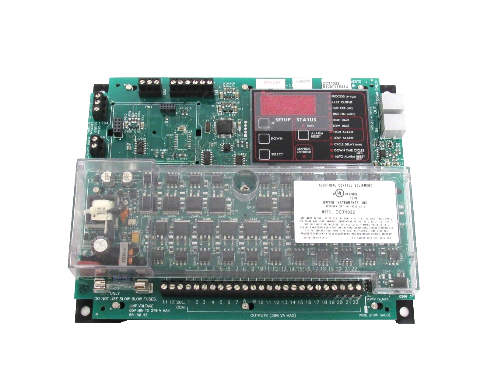 NEW DWYER INSTRUMENTS DCT1022 DUST COLLECTOR CONTROL BOARD - Image 3