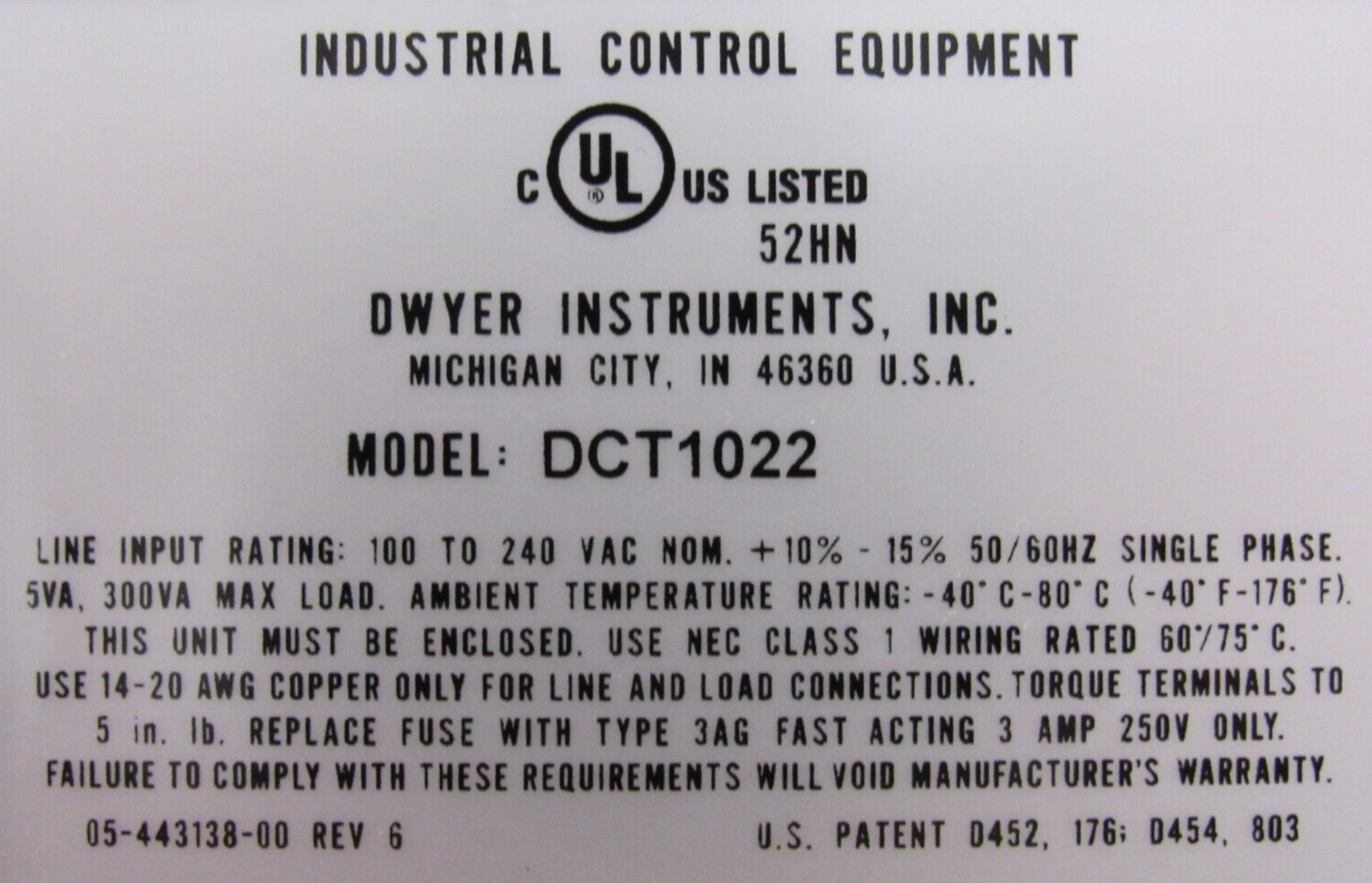 NEW DWYER INSTRUMENTS DCT1022 DUST COLLECTOR CONTROL BOARD - Image 4