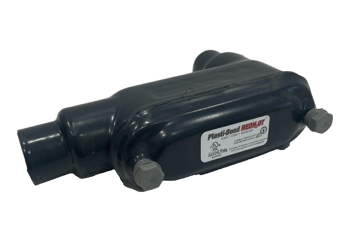NEW PLASTI-BOND REDH2OT E231035 CONDUIT BODY 1 INCH, 8.0 CU INCHES - Image 8