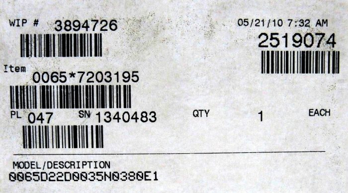 NEW ROSEMOUNT 65D22D0035N0380E1 TRANSMITTER 0065D22D0035N0380E1 0065-7203195 - Image 6