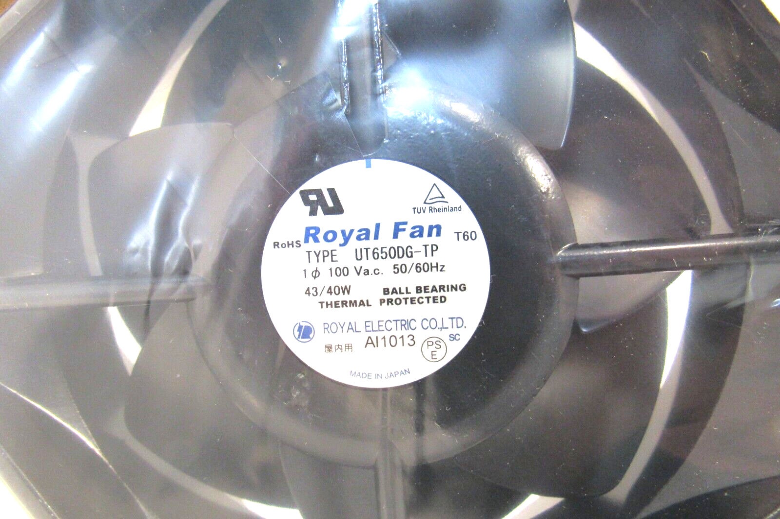 NEW ROYAL ELECTRIC UT650DG-TP AXIAL FAN UT650DGTP - Image 3