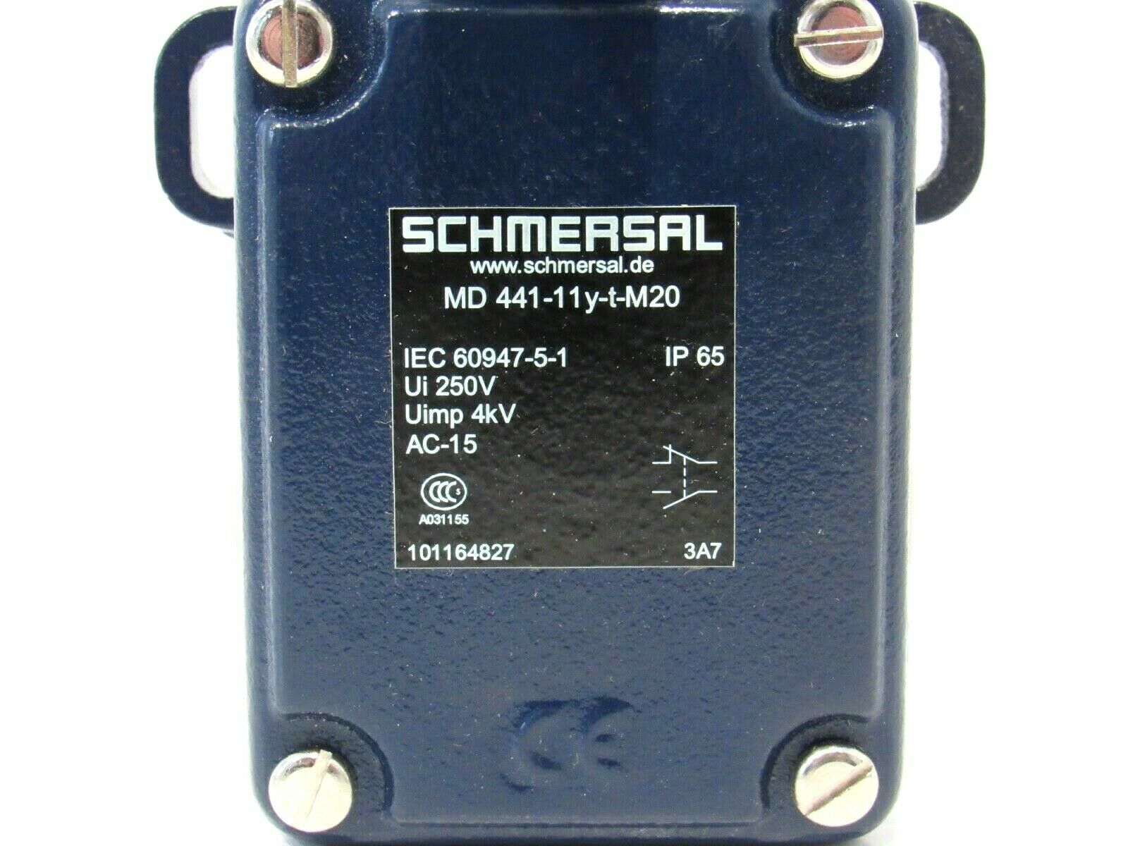 NEW SCHMERSAL MD 441-11Y-T-M20 LIMIT SWITCH 250V MD44111YTM20 - SB ...