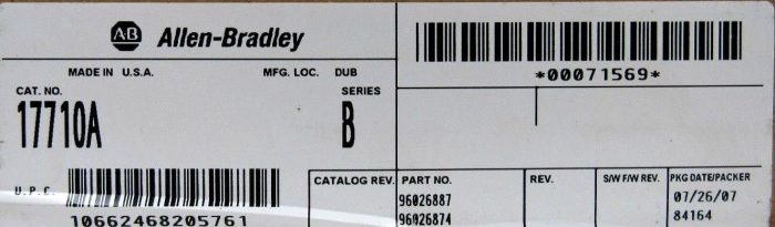 NEW SEALED ALLEN BRADLEY 1771-OA OUTPUT MODULE SERIES B 1771OA - Image 3