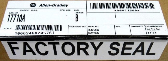 NEW SEALED ALLEN BRADLEY 1771-OA OUTPUT MODULE SERIES B 1771OA - Image 4