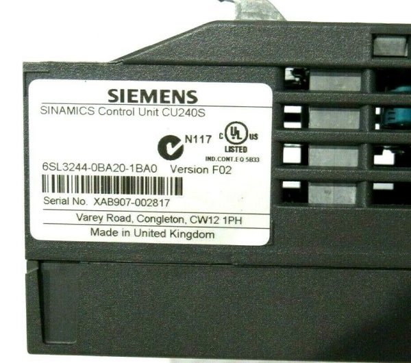 NEW SIEMENS 6SL3244-0BA20-1BA0 CONTROL UNIT CU204S 6SL32440BA201BA0 - Image 4