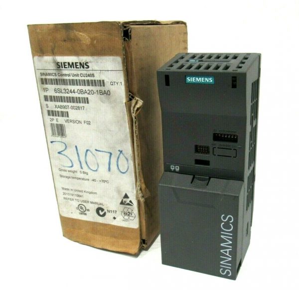 NEW SIEMENS 6SL3244-0BA20-1BA0 CONTROL UNIT CU204S 6SL32440BA201BA0
