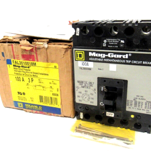 NEW SQUARE D FAL3610018M CIRCUIT BREAKER 100A 3 POLE