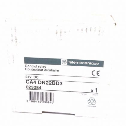 NEW TELEMECANIQUE CA4DN22BD3 CONTROL RELAY