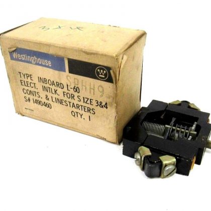 NEW WESTINGHOUSE 1490460 CONTACTOR TYPE INBOARD L-60