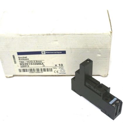10 NEW TELEMECANIQUE RSZE1S35MBA SOCKET EMBASE 026012